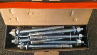 (6) Boxes Of Simpson Strong-Tie Strong-Bolt 2 Wedge Anchors, 5/8" x 6", Zinc-Plated, Box Of 20 (60 Total Bolts) - 2