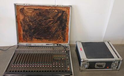 Peavey MK-IV 16-Channel Commercial Mixing Console with (2) Flight Cases