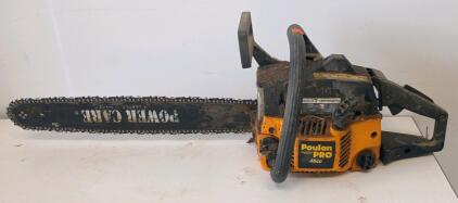 Poulan Pro PP4620AVX 46cc Gas Chainsaw with 20" Bar and Tool-less Chain Tensioning