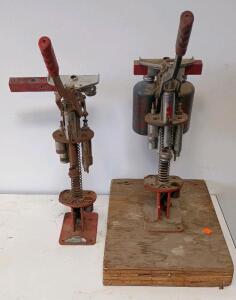 (2) MEC Shotshell Reloading Presses, Manual Single-Stage, Bench Mount, 12 Gauge Compatible, USA Made