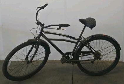 Huffy Midway 7-Speed Cruiser Bike, 26" Wheels, Steel Frame, Black, Fenders, Reflectors