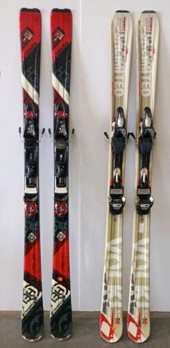 V&ouml;lkl Unlimited AC50 170cm & Progressor 750 168cm Skis w/ Marker Bindings, All Mountain & Carving