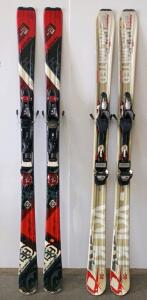 V&ouml;lkl Unlimited AC50 170cm & Progressor 750 168cm Skis w/ Marker Bindings, All Mountain & Carving