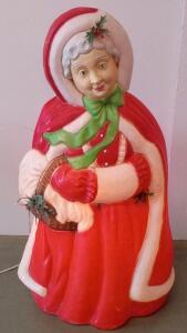 Union Products 40" Mrs. Claus Lighted Mold Figure with Basket