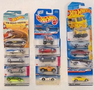 Hot Wheels Collectible 15-Car Sets &ndash; HW Road Trippin&rsquo;, 1998 First Editions, Kool Kombi VW And More