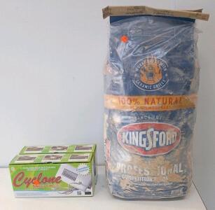 Kingsford Professional 36 lb Charcoal Briquets 2-Pack & Cyclone Booster Fan PLUS 120V Register Fan 2-Pack *New