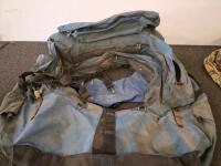 Outcast Gunnison Inflatable Camo And Blue Float Tubes, Mesh Aprons, 300 lb Capacity, 48" Length - 3