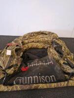 Outcast Gunnison Inflatable Camo And Blue Float Tubes, Mesh Aprons, 300 lb Capacity, 48" Length - 4