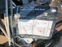 Shovel, Rake, Hardware Fasteners, Korky Bath Drain, Ford Emblem, Tray Included - 4