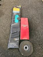 Chicago Electric Reciprocating Saw (Tested), Angle Grinder (Tested), Blue-Point Sander, Strut & Wheels - 3