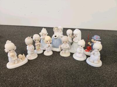 Precious Moments Porcelain Figurines &ndash; 10+, Wedding, Birthday, Christmas, Police