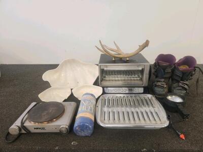 Nesco Everyday SB-01 Single Burner Hot Plate, 1500W, Stainless Steel (Tested), Cuisinart Convection Toaster Oven (Tested), Roasting Pan, And More