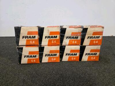 FRAM C-4 Oil Filter, Fits Vintage Ford, Allis-Chalmers, Hercules, REO, Cellulose Media NOS
