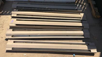 Chromalox 5A-1250 Electric Baseboard Heater, 1250W 240V, 6 Foot, Beige, Steel, Wall Mount