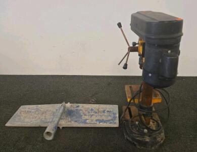 5-Speed Bench Drill Press, 1/3 HP, 1/2" Chuck, 8" Swing, Tabletop, Central Machinery Style