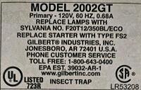 Four Gilbert 2002GT Wall-Mount Insect Light Traps, 120V, 22"x12", 2x20W Bulbs, Serial LR53208 (Tested, Works), Two Large Abalone Shells, Boys 2M Dress Shoes, And Rainbow Tea Kettle - 4
