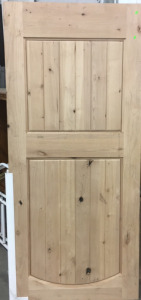 (2) Woodgrain Doors