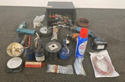 Power & Hand Tool Assortment: Makita 18V Recip, Ridgid Impact, Craftsman Nextec, Air Tools, Wire