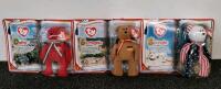 Ty Teenie Beanie Babies International Bears II Set Osito Germania Spangle 2000 McDonald's Promo