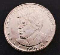 John F. Kennedy 35th President Commemorative Proof Medallion & 1985 25th Anniversary Coin Set - 3