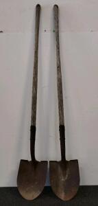 Union Tools Razor-Back No. 184 Long-Handled Square Point Shovel, 48" Wood Handle, 12" x 9.5" Steel Blade