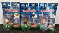 Sports Collectibles Bundle: Starting Lineup MLB, NFL Headliners Figures, Dream Vision VR, Pink Hard Case - 3