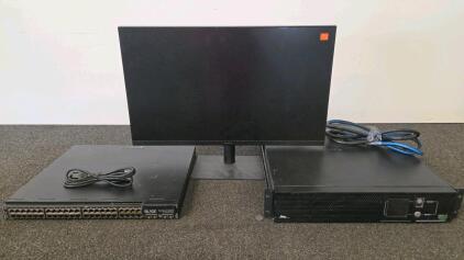 Samsung S27B610EQN 27" FHD Monitor, BLADE RackSwitch G8000R 48-Port, 2200VA UPS Rackmount
