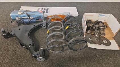 Ryobi Detail Sander, Coil Springs, Control Arm, Bearings, Grinding Discs w/ HP Q2673A Q9721A Toner Cartridges, Sheet Protectors