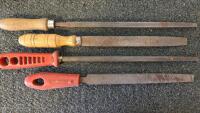 Craftsman Stanley Mixed Hand Tools-Wrenches, Chisels,Hand Files & Rasps, W/ Matco Metal Toolbox, - 6