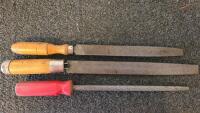 Craftsman Stanley Mixed Hand Tools-Wrenches, Chisels,Hand Files & Rasps, W/ Matco Metal Toolbox, - 8