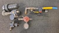 Clippard Foot Pedal & Mixed Lot Pneumatic Regulators, Valves, Gauges, Fittings - 3