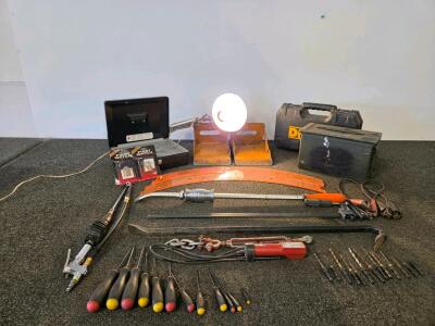 13-Piece High-Speed Steel Hex Shank Drill Bit Set, 1/16" to 1/4" Sizes, Dewalt carrying case, Work light (tested), & more