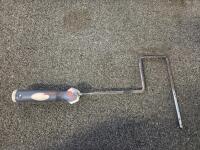 Engine Cooling System & Accessory Parts Lot: Fans, Shroud, Hoses, Compressor (all untested) & Sledgehammer - 2