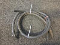 Engine Cooling System & Accessory Parts Lot: Fans, Shroud, Hoses, Compressor (all untested) & Sledgehammer - 3