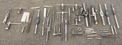 Vintage Ace, Greenfield, Hanson, Craftsman Tap and Die Set &ndash; 50 Pieces, Mixed Sizes