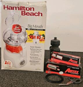 Hamilton Beach Big Mouth 14 Cup Food Processor 70570H, 500W, White, Extra-Large Feed Tube (New). Airtime fuel pumps, medical shears and more