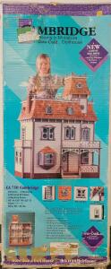 Dura-Craft CA 750 Cambridge Victorian Mansion Dollhouse Kit, 1:12 Scale, 9 Rooms, 43"x33"x22"