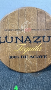 Lunazul tequila barrel top