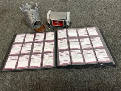 D&D 5e Spell Card Collection w/ Binder, 3D Dice Tower, USB Fantasy Chest & Crystal Spheres