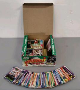 1988 Topps Baseball Card Lot ~100+ Cards in Original Box, MLB Players, Inserts