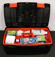 Comprehensive Family Emergency First Aid Kit with Hard Plastic Case, 20+ Items, Includes Handbook - 6