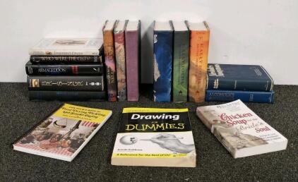 Harry Potter Books, Alcoholics Anonymous, Drawing for Dummies, Brisingr, Chicken Soup, Lot of 14