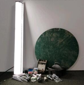 Cooper Lighting 4SHP4040PB 40W LED Fixture, Infiltrator EZsnap 24" Riser Cover, Zareba Fence Charger