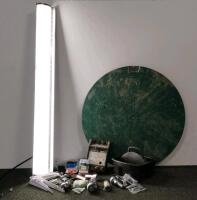 Cooper Lighting 4SHP4040PB 40W LED Fixture, Infiltrator EZsnap 24" Riser Cover, Zareba Fence Charger