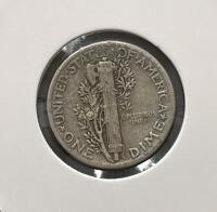 1944 & 1945 Mercury Dimes, 90% Silver, Circulated, One Philadelphia and One Denver Mint Mark - 5