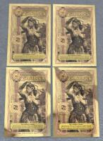 (4) Idaho Goldback 1/4 Goldback Notes, 24K Gold, 1/4000th Troy Oz, 2026, Serial ID C 0137466