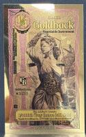(4) Idaho Goldback 1/4 Goldback Notes, 24K Gold, 1/4000th Troy Oz, 2026, Serial ID C 0137466 - 2