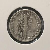 1940-S & 1941-S Mercury Dimes, 90% Silver Coins, San Francisco Mint, Circulated, 2-Coin Lot - 3