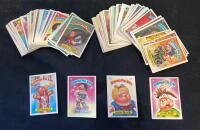 **Rare 1st Generation** 1986 Topps Garbage Pail Kids Trading Cards &ndash; Approx. 100 Cards, Includes Jules Drools, Rock E. Horror, Bloated Blair