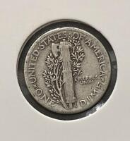 1935 & 1936 Mercury Dimes &ndash; 90% Silver, Circulated Condition - 3